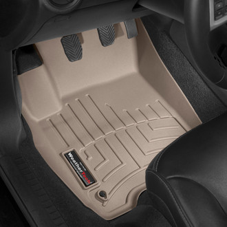 WeatherTech® - DigitalFit™ 1st Row Tan Molded Floor Liners