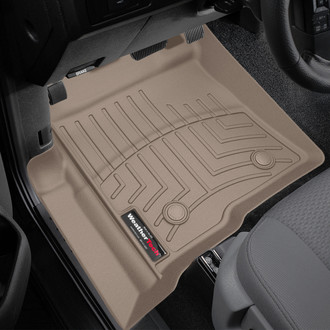 WeatherTech® - DigitalFit™ 1st Row Tan Molded Floor Liners