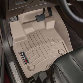 WeatherTech® - DigitalFit™ 1st Row Tan Molded Floor Liners