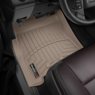 WeatherTech® - DigitalFit™ 1st Row Tan Molded Floor Liners