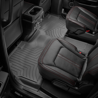 WeatherTech® - DigitalFit™ 2nd & 3rd Row Black Molded Floor Liner
