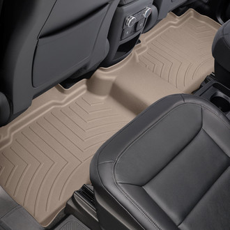 WeatherTech® - DigitalFit™ 2nd Row Tan Molded Floor Liner