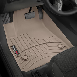 WeatherTech® - DigitalFit™ 1st Row Tan Molded Floor Liners