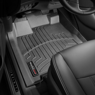WeatherTech® - DigitalFit™ 1st Row Black Molded Floor Liners