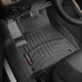 WeatherTech® - DigitalFit™ 1st Row Black Molded Floor Liners