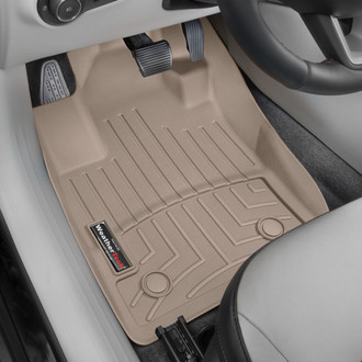 WeatherTech® - DigitalFit™ 1st Row Tan Molded Floor Liners