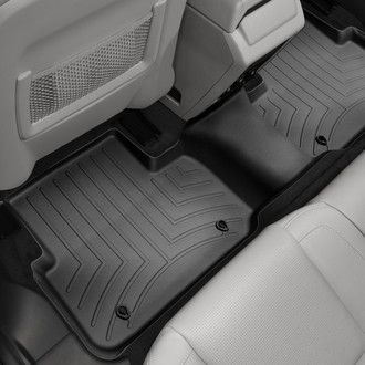 WeatherTech® - DigitalFit™ 2nd Row Black Molded Floor Liner