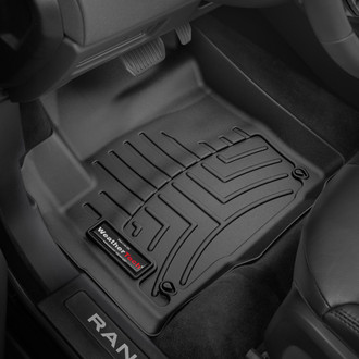WeatherTech® - DigitalFit™ 1st Row Black Molded Floor Liners