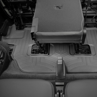 WeatherTech® - DigitalFit™ 3rd Row Black Molded Floor Liner
