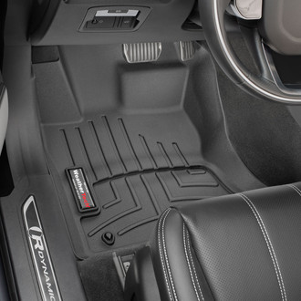 WeatherTech® - DigitalFit™ 1st Row Black Molded Floor Liners