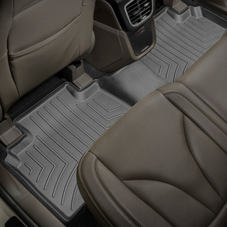 WeatherTech® - DigitalFit™ 2nd Row Black Molded Floor Liner