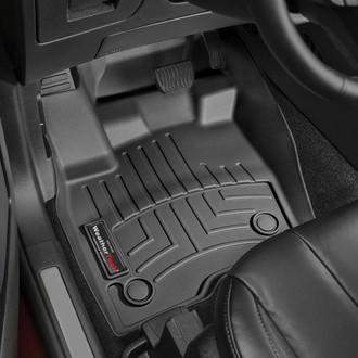 WeatherTech® - DigitalFit™ 1st Row Black Molded Floor Liners