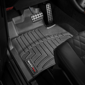 WeatherTech® - DigitalFit™ 1st Row Black Molded Floor Liners