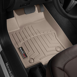 WeatherTech® - DigitalFit™ 1st Row Tan Molded Floor Liners