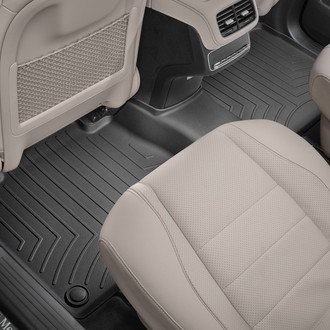 WeatherTech® - DigitalFit™ 2nd & 3rd Row Black Molded Floor Liner
