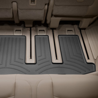 WeatherTech® - DigitalFit™ 3rd Row Black Molded Floor Liner