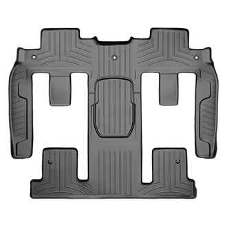 WeatherTech® - DigitalFit™ 2nd & 3rd Row Black Molded Floor Liner