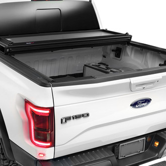AlloyCover™ Hard Tri-Fold Pickup Truck Bed Cover Opened