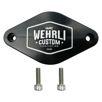 Wehrli Custom Fabrication® - Billet Turbocharger Resonator Block Off Plate