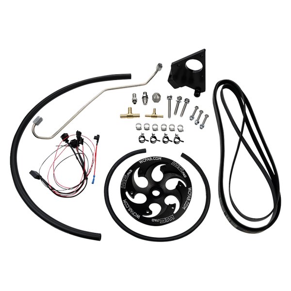 Wehrli Custom Fabrication® - Twin CP3 Kit with Black Anodized Pulley Kit