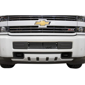 Wehrli Custom Fabrication® - 1-Pc Gloss Black Single Stage Powder Coated Bumper Grille
