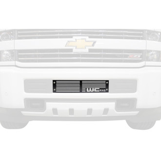Wehrli Custom Fabrication® - 1-Pc Fine Texture Black Single Stage Powder Coated Bumper Grille
