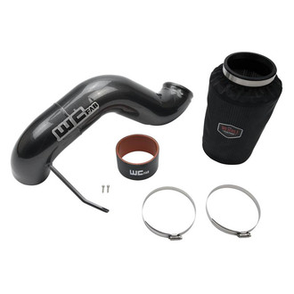 Wehrli Custom Fabrication® - High Flow Turbo Two Coat Gloss Black Intake Kit