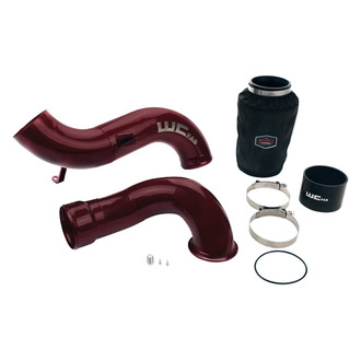 Wehrli Custom Fabrication® - Stage 2 High Flow Turbo Single Coat Gloss White Intake Kit