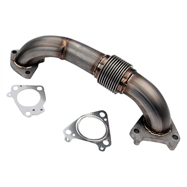 Wehrli Custom Fabrication® - Passenger Side 2" Twin Turbo Style Up-Pipe Kit with Gaskets
