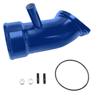 Wehrli Custom Fabrication® - High Flow Intake Horn witht PCV Port (3.500" ID)