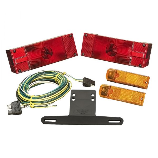 Wesbar® - Low Profile Waterproof Square Tail Light