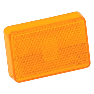 Wesbar® - 30 Series Amber Square Surface Mount Lens