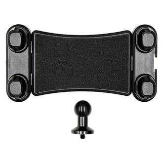 Westin® - Adventure Semi-Gloss Black 20mm Ball Tablet Holder For Up To 11" Wide