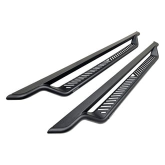 Westin® - Outlaw Cab Length Black Running Boards