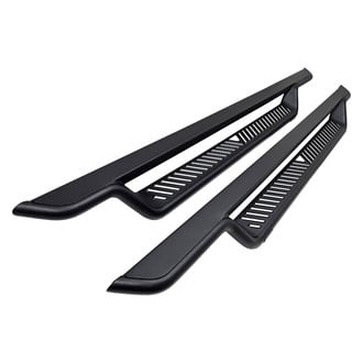 Westin® - Outlaw Cab Length Black Running Boards