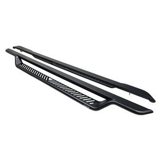 Westin® - Outlaw Cab Length Black Running Boards