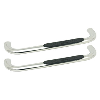 Westin® - 4" Platinum Cab Length Polished Oval Tube Step Bars