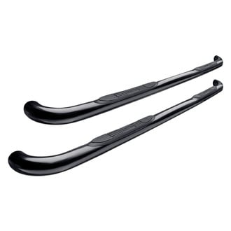 Westin® - 3" E-Series Cab Length Black Round Step Bars