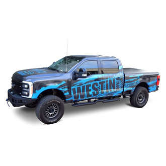 Westin® - 5" HDX Cab Length Black Running Boards