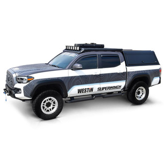 Westin® - 5" HDX Cab Length Black Running Boards