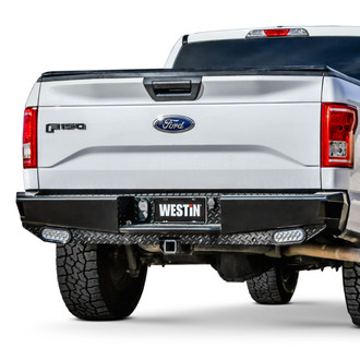 Westin® - HDX™ Bandit Full Width Black Powder Coated Rear HD Bumper