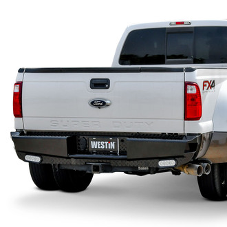 Westin® - HDX™ Bandit Full Width Black Powder Coated Rear HD Bumper