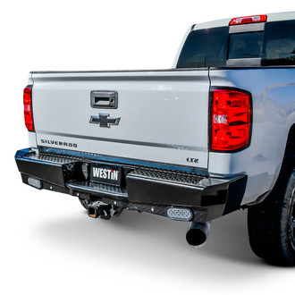 Westin® - HDX™ Bandit Full Width Black Powder Coated Rear HD Bumper