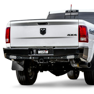 Westin® - HDX™ Bandit Full Width Black Powder Coated Rear HD Bumper