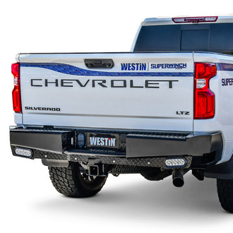 Westin® - HDX™ Bandit Full Width Black Powder Coated Rear HD Bumper
