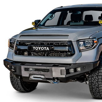 Westin® - PRO-Series Full Width Black Powder Coated Front Winch HD Bumper