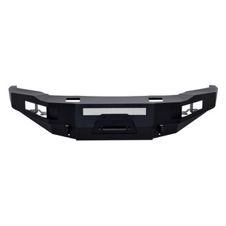 Westin® - PRO-Series Full Width Black Powder Coated Front Winch HD Bumper