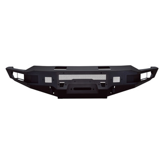 Westin® - PRO-Series Full Width Black Powder Coated Front Winch HD Bumper