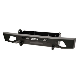 Westin® - PRO-Series Full Width Black Powder Coated Front Winch HD Bumper