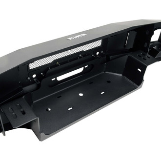 Westin® - PRO-Series Full Width Black Powder Coated Front Winch HD Bumper
